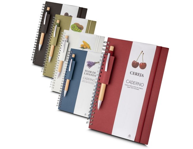 Caderno A5 Papel Reciclado